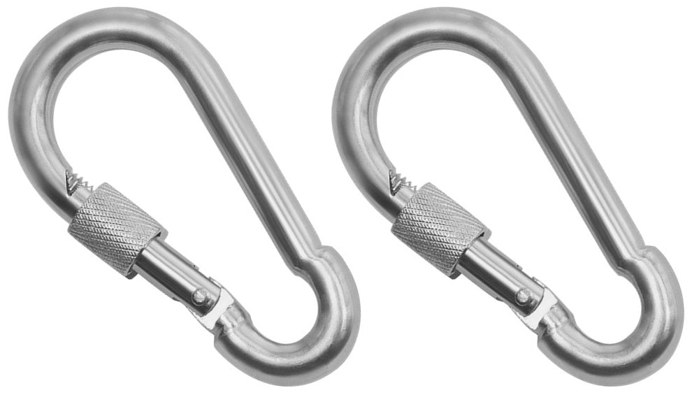 Carabiner Snap Hooks | Steel Zinc Galvanized Locking
