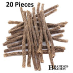 Waxed Jute Fire Starter Tinder with Burlap Bag | 20-Pack