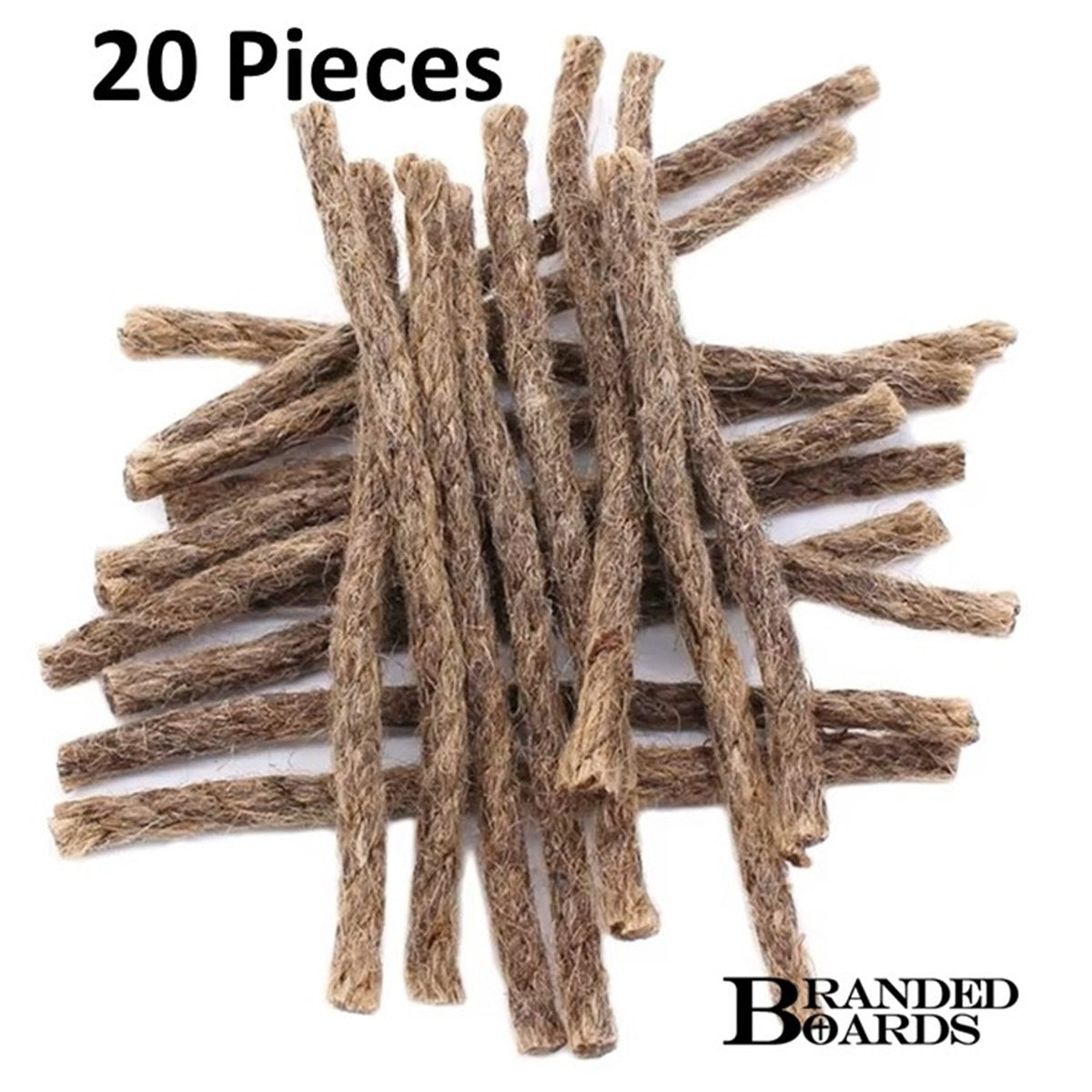 Fire Tinder | Waxed Jute Rope 20-Pack