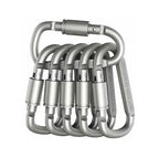 3 inch Aluminum Locking Carabiner | Heavy Duty D-Ring Buckle