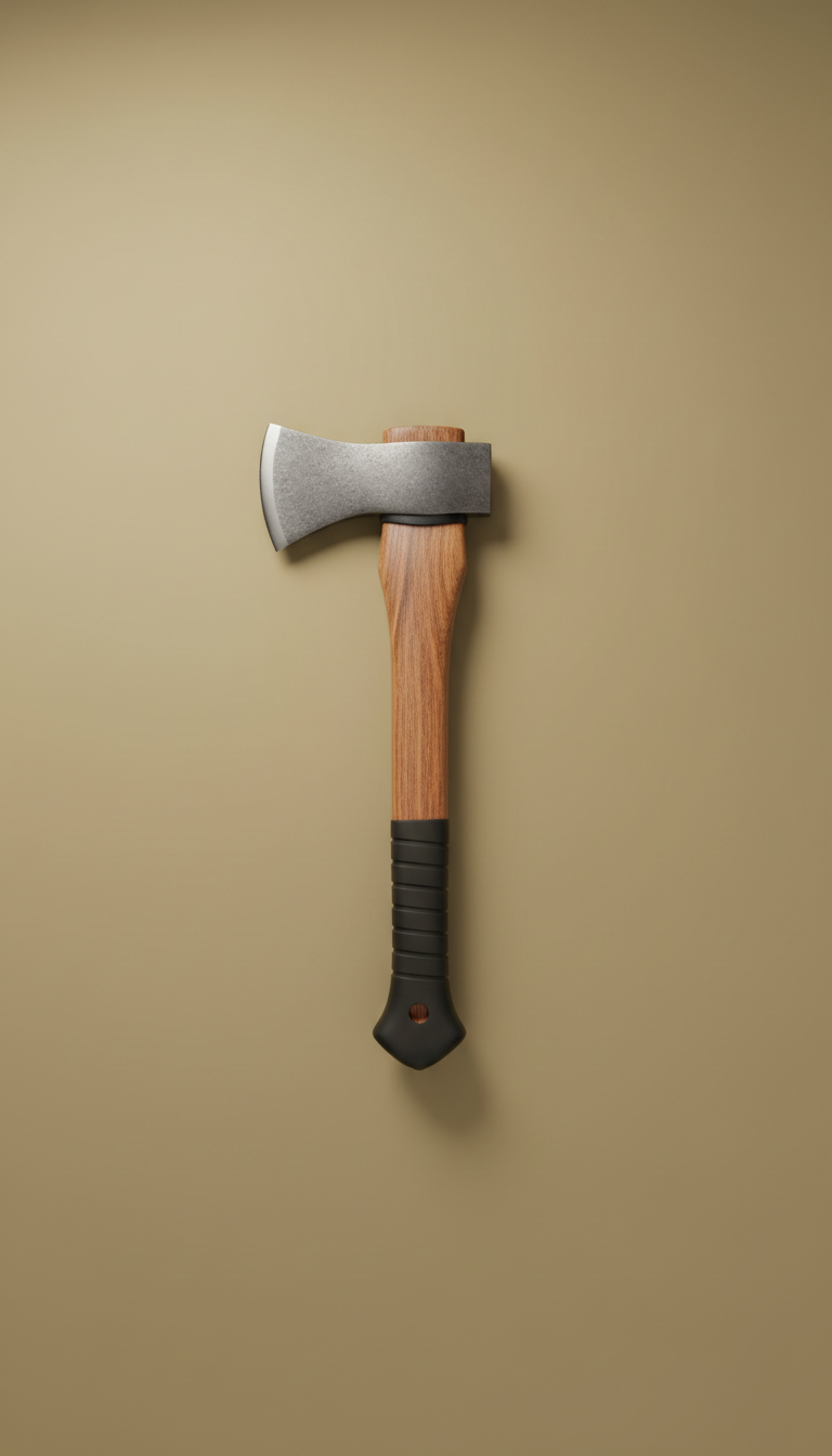 Compact Hatchet with Forged Head