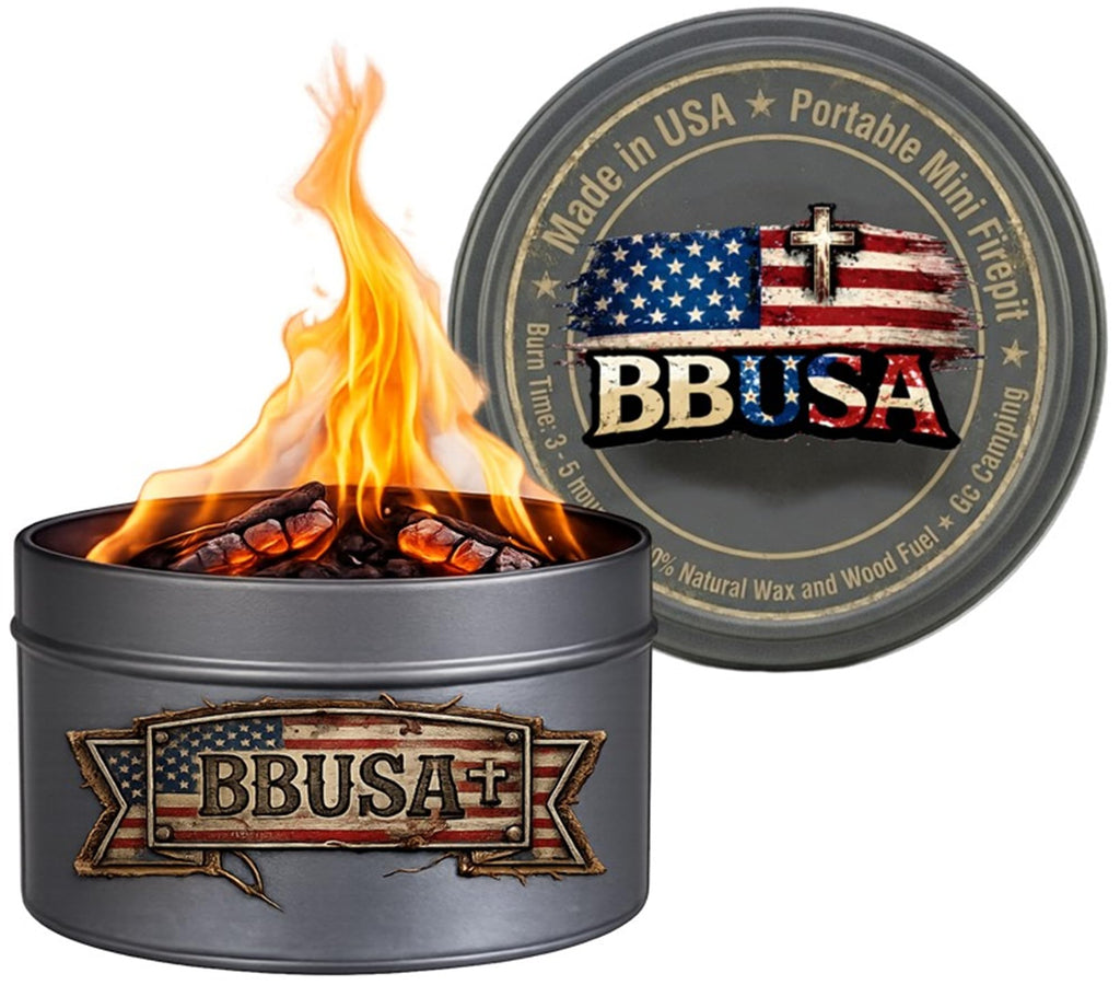 Campfire in a Can - Made in USA - Portable Mini Fire Pit for Marshmallows & S’Mores - Hiking, Backpacking, Hunting, Fishing & Camping - Tactical Military, Emergencies & Survival