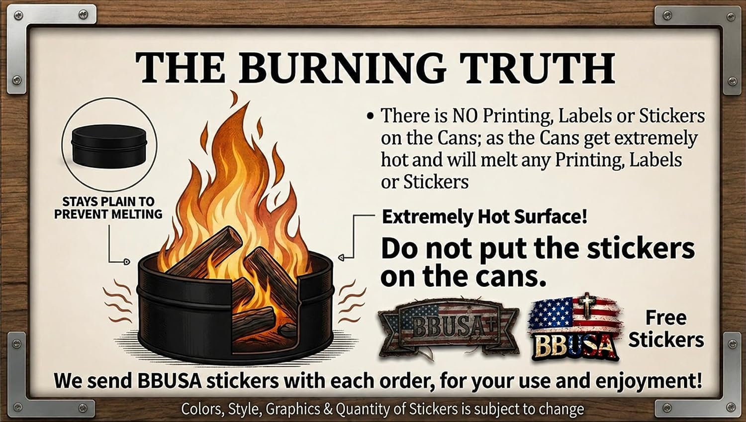 Campfire in a Can - Made in USA - Portable Mini Fire Pit for Marshmallows & S’Mores - Hiking, Backpacking, Hunting, Fishing & Camping - Tactical Military, Emergencies & Survival