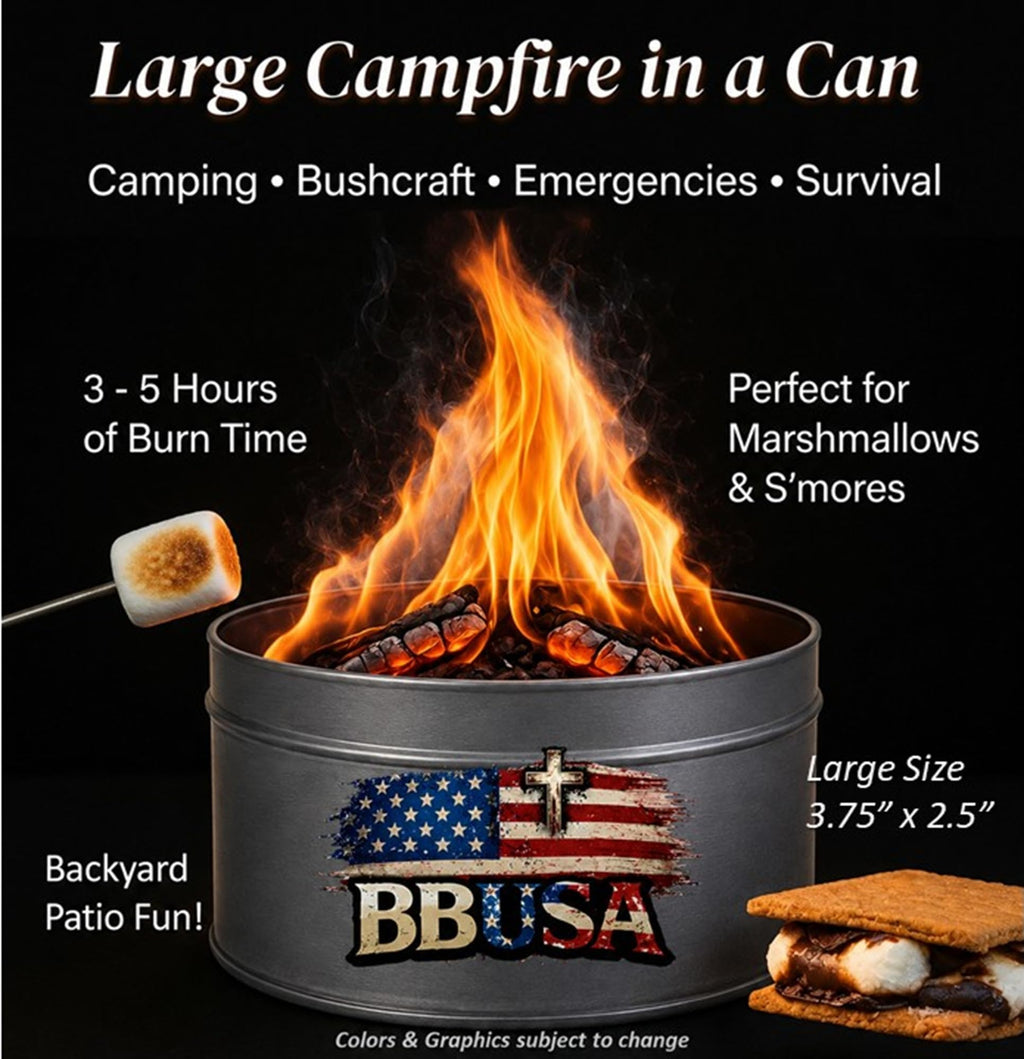 Campfire in a Can - Made in USA - Portable Mini Fire Pit
