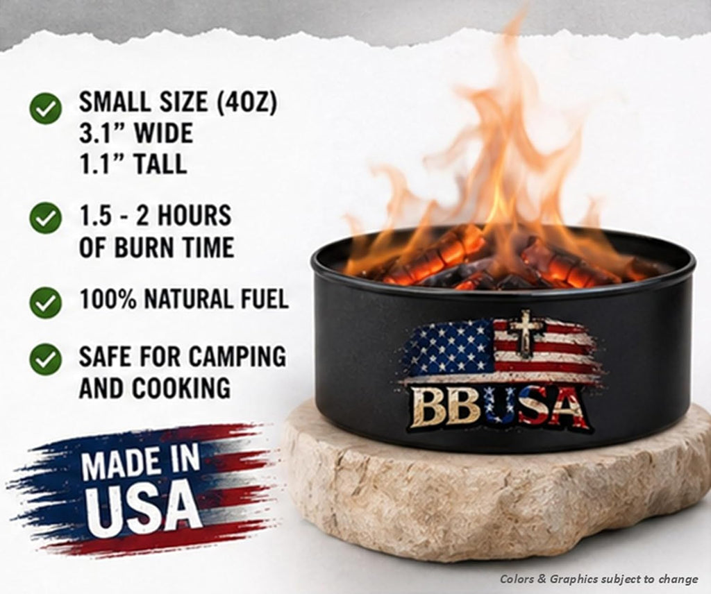 Campfire in a Can - Made in USA - Portable Mini Fire Pit