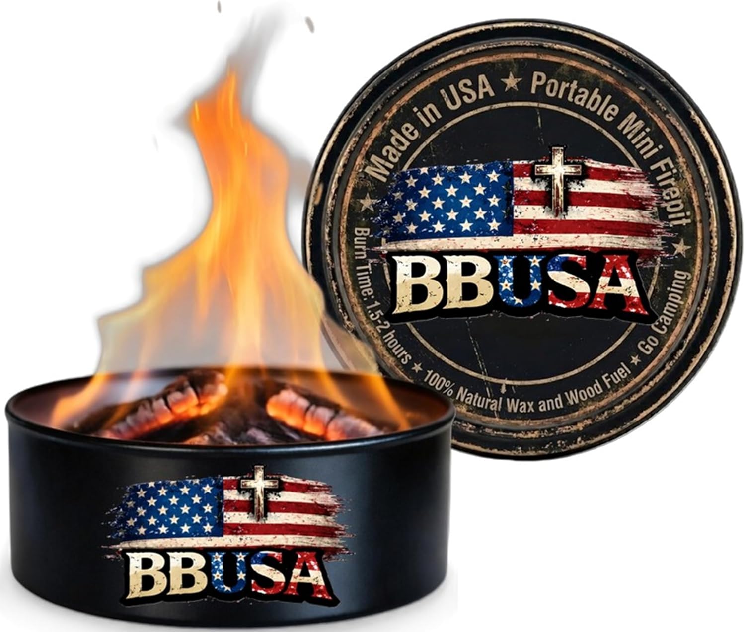 Campfire in a Can - Made in USA - Portable Mini Fire Pit
