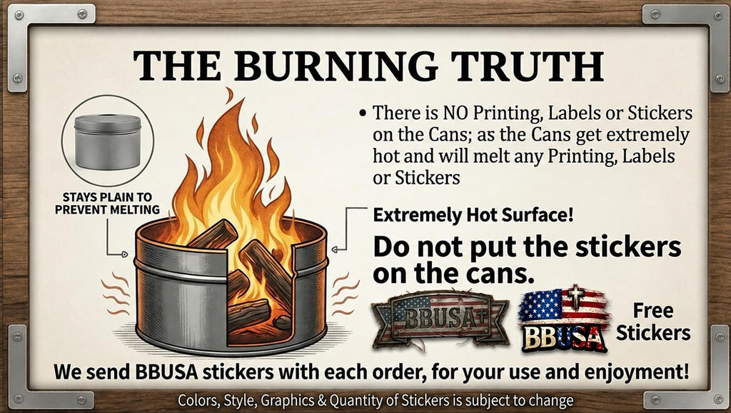 Campfire in a Can - Made in USA - Portable Mini Fire Pit