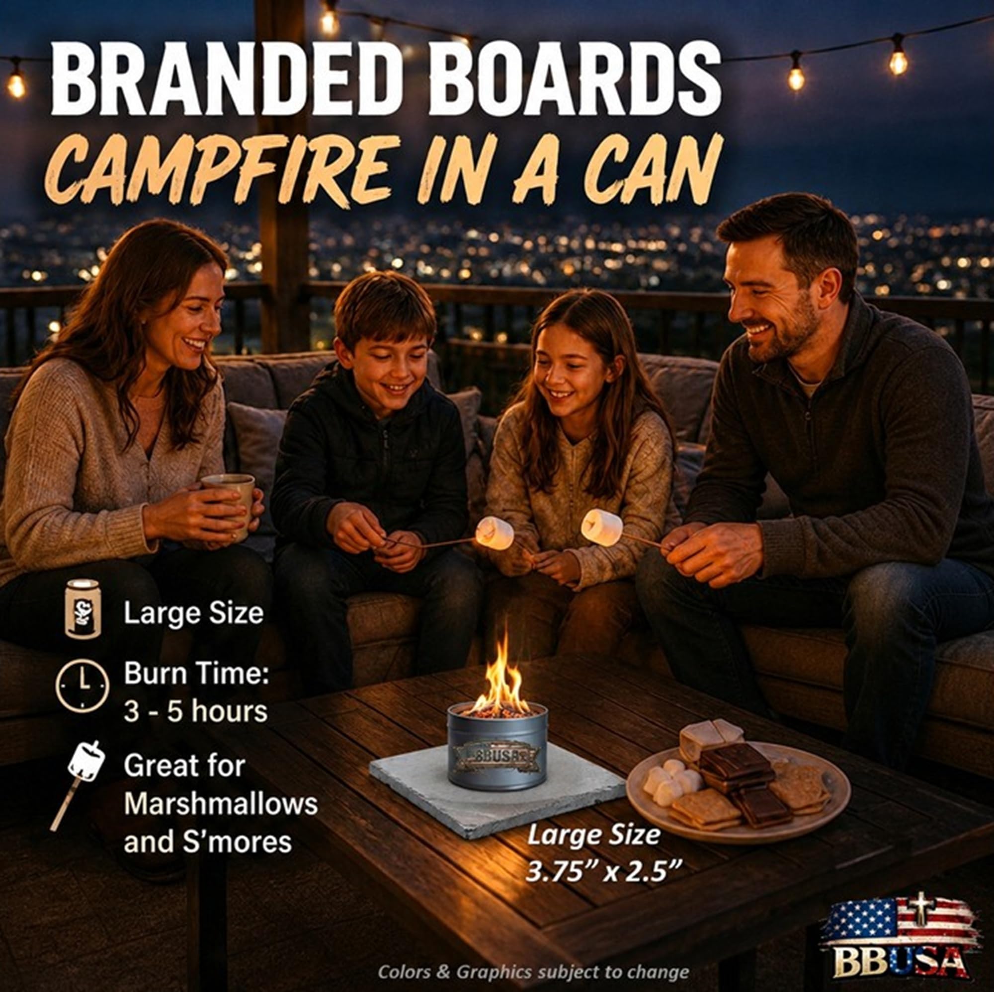 Portable Mini Fire Pit - Large
