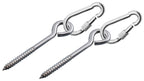 Hammock Hanging Kits | Eye-Screw & Carabiner | 304 Stainless Steel