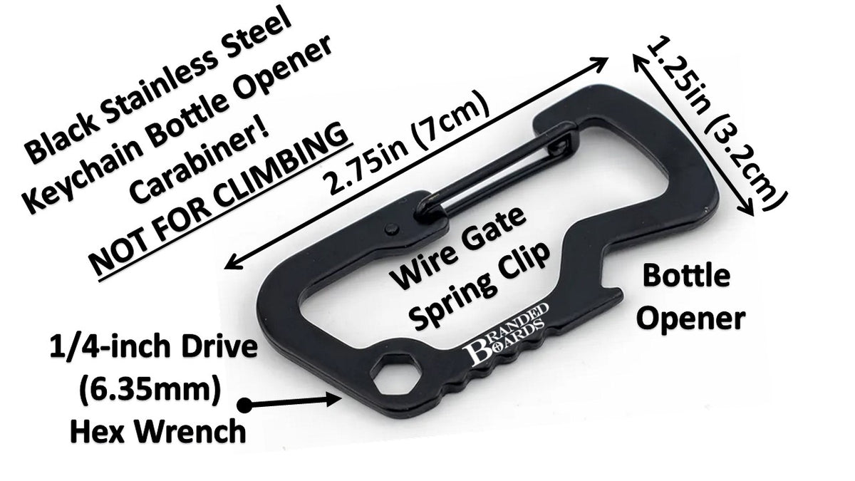 Multi-Tool | Key Chain Bottle Opener Carabiner Clip