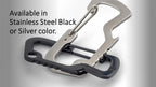 Stainless Bottle Opener Utility Carabiners | 6-Pack