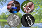 Stainless Bottle Opener Utility Carabiners | 6-Pack
