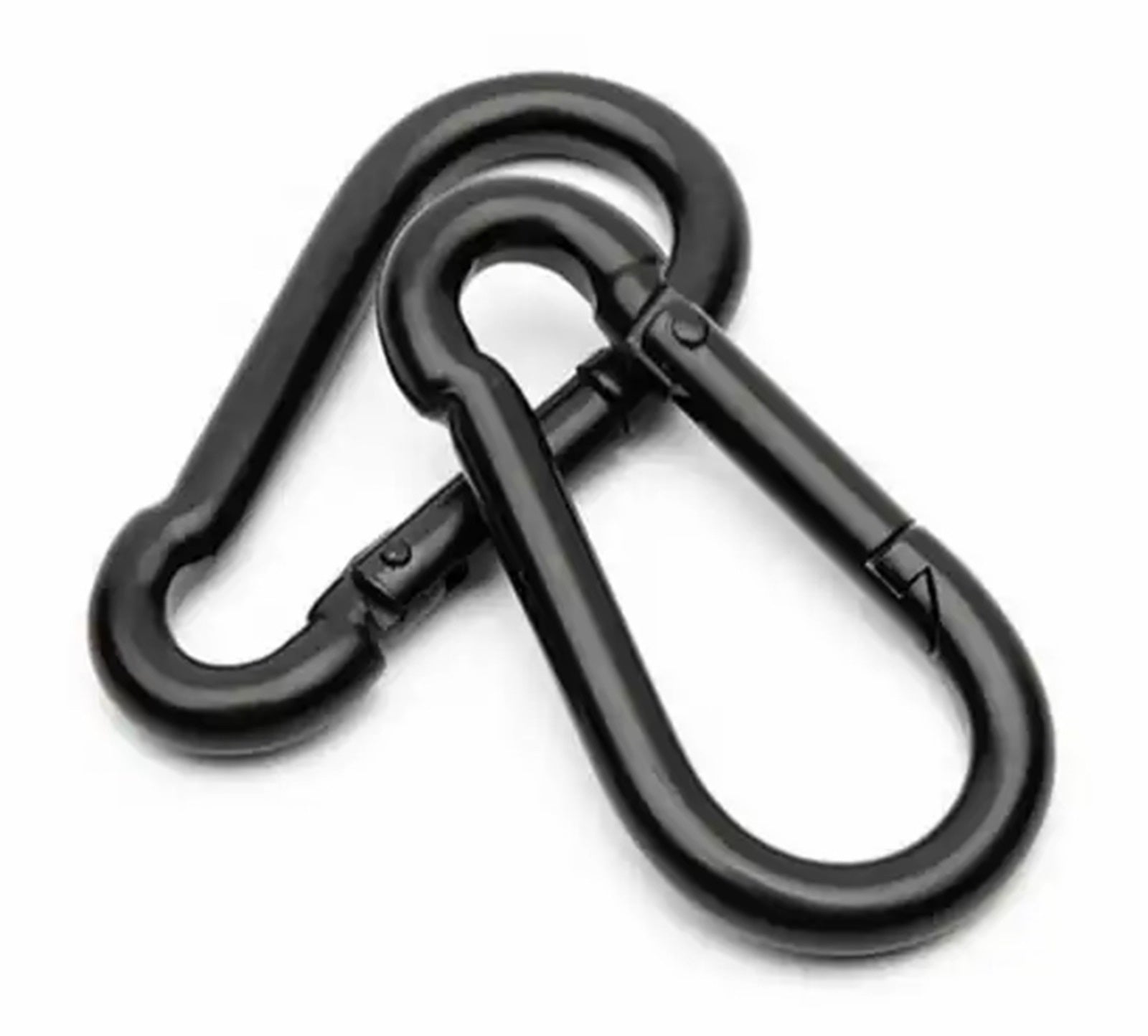 Carabiner Snap Hooks | Black Steel Zinc Galvanized