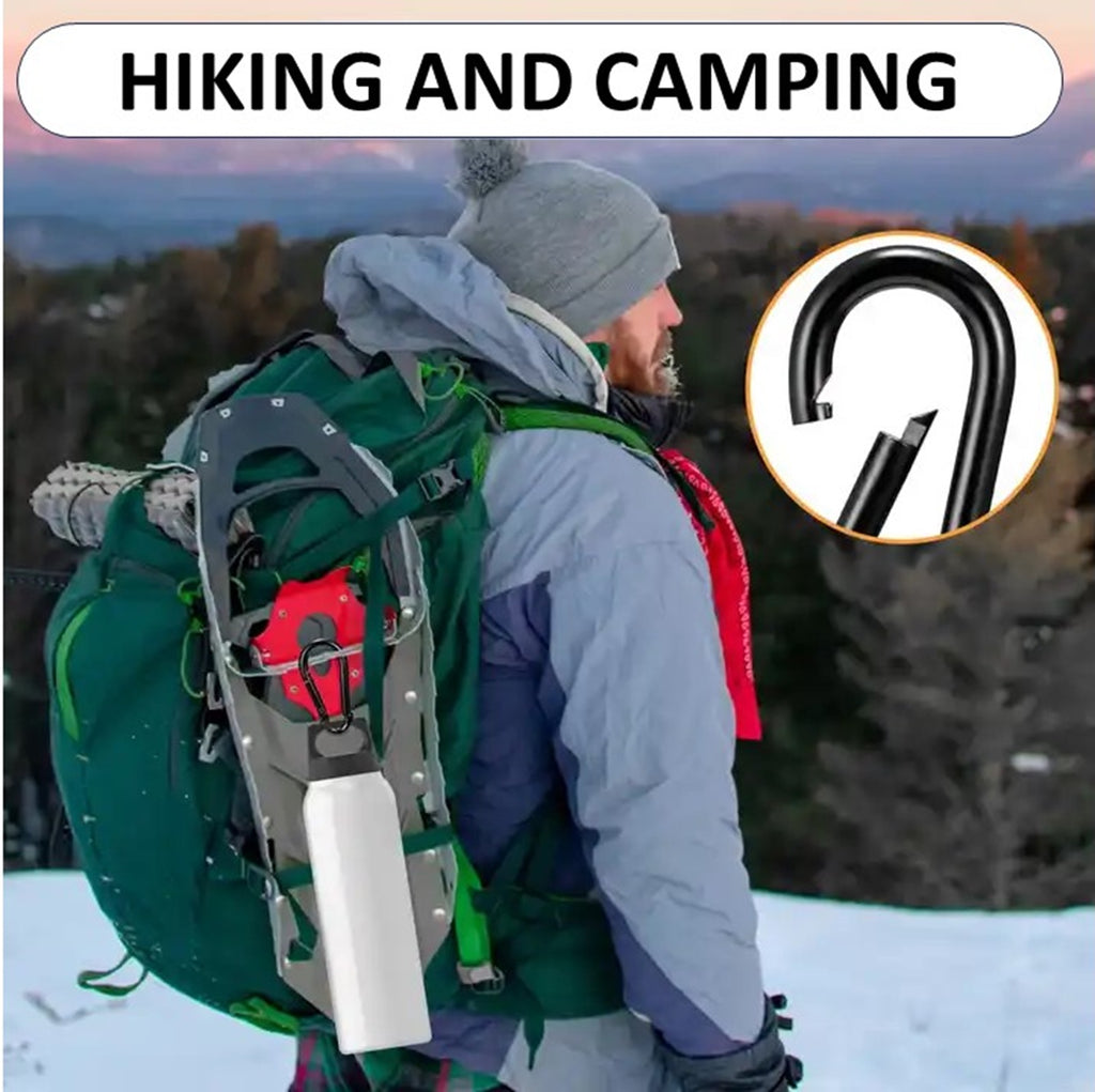 Steel Carabiner Spring Snap Clip Link Hooks