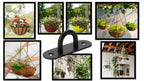 Heavy-Duty M6 Oval Pad Eye Plates – Black Zinc Steel