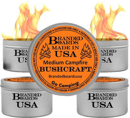 Made in USA | Branded Boards Portable Bonfire Campfire | "The Bushcraft" - MEDIUM