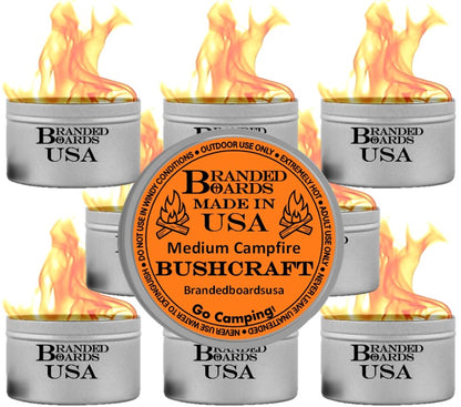 Made in USA | Branded Boards Portable Bonfire Campfire | "The Bushcraft" - MEDIUM