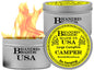 Made in USA | Branded Boards Portable Bonfire Campfire | "The Camper" - LARGE