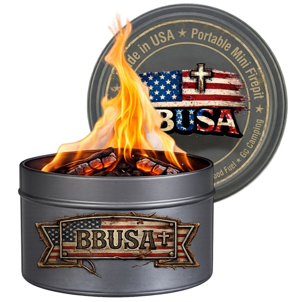 Large Portable Mini Fire Pit in a Can | Made in USA