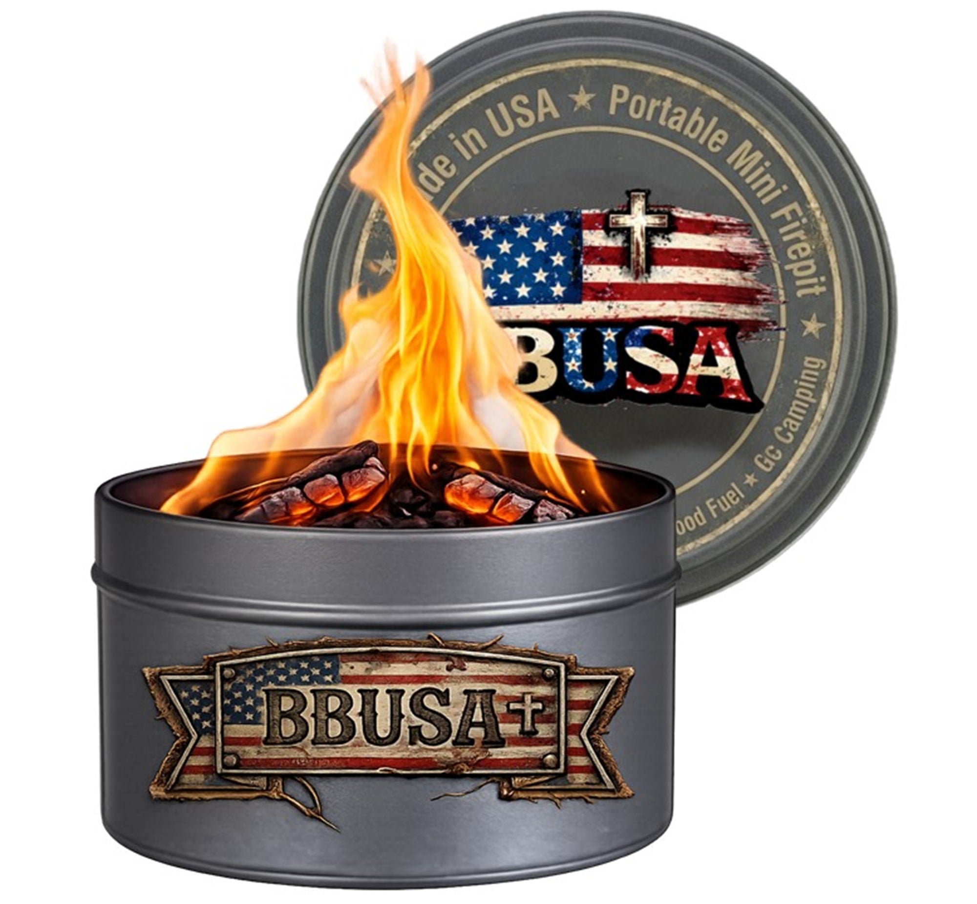 Portable Mini Fire Pit - Large
