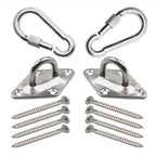 Hammock Hanging Kits | Diamond Pad-Eye Plates | 304 Stainless Steel