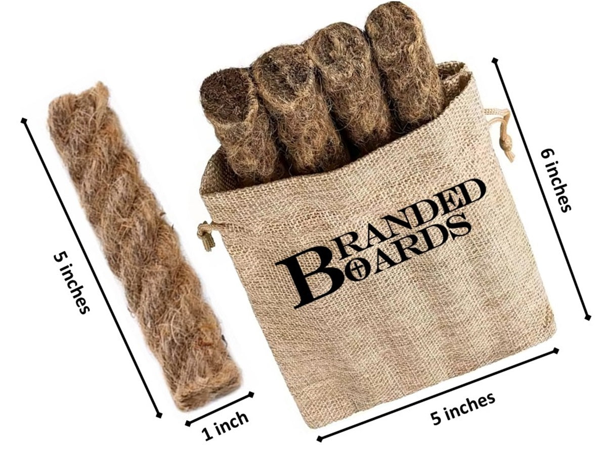 Fire Tinder | Waxed Fat Jumbo Jute Rope