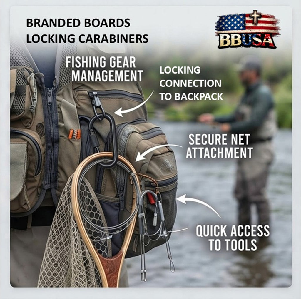 Carabiner Snap Hooks | Black Steel Zinc Galvanized Locking