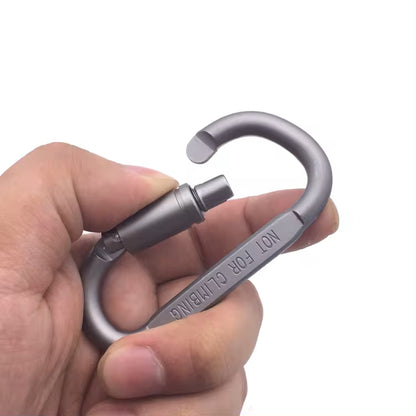 3 inch Aluminum Locking Carabiner | Heavy Duty D-Ring Buckle