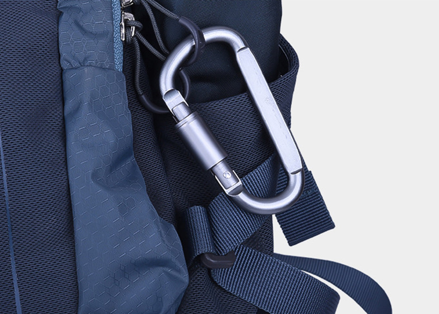 3 inch Aluminum Locking Carabiner | Heavy Duty D-Ring Buckle