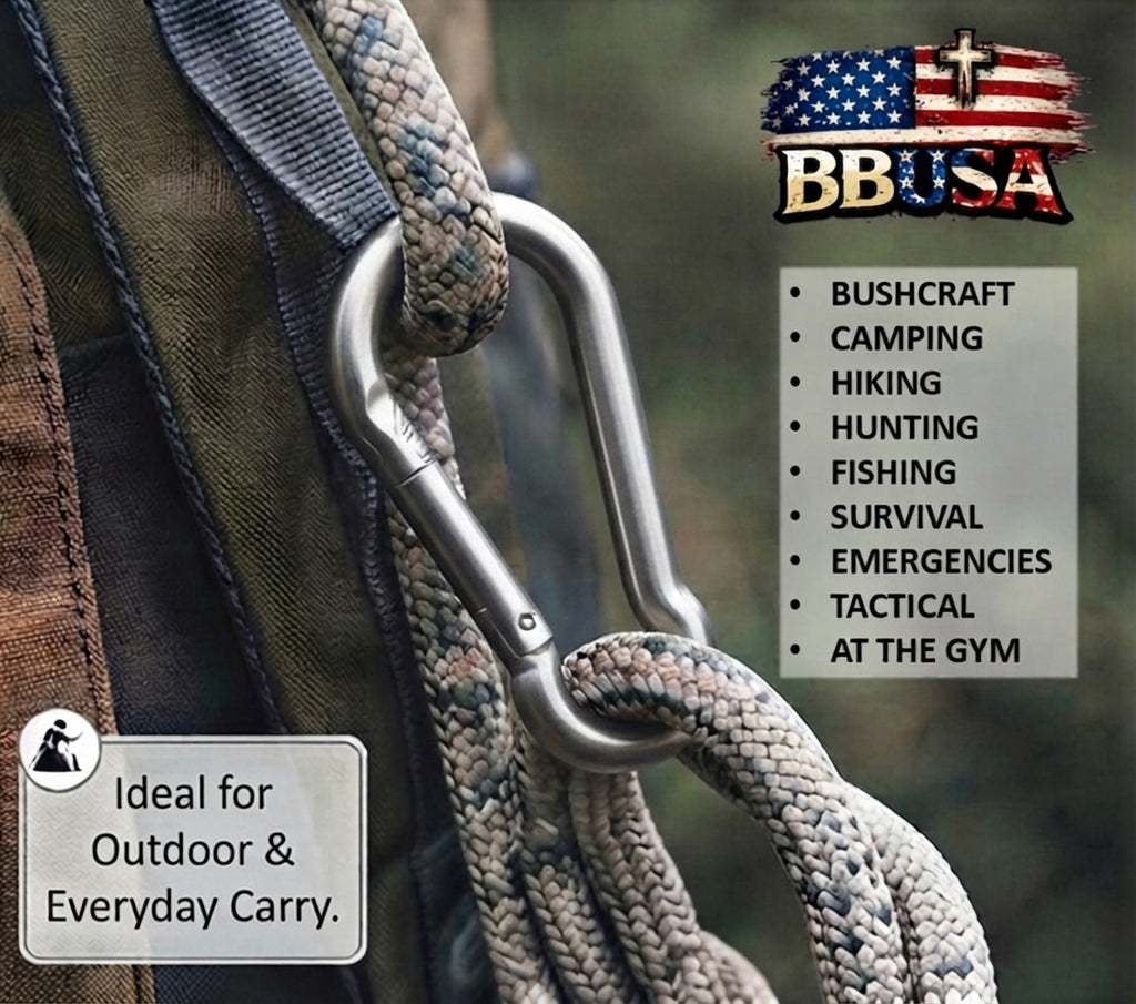 Carabiner Snap Hooks | Steel Zinc Galvanized