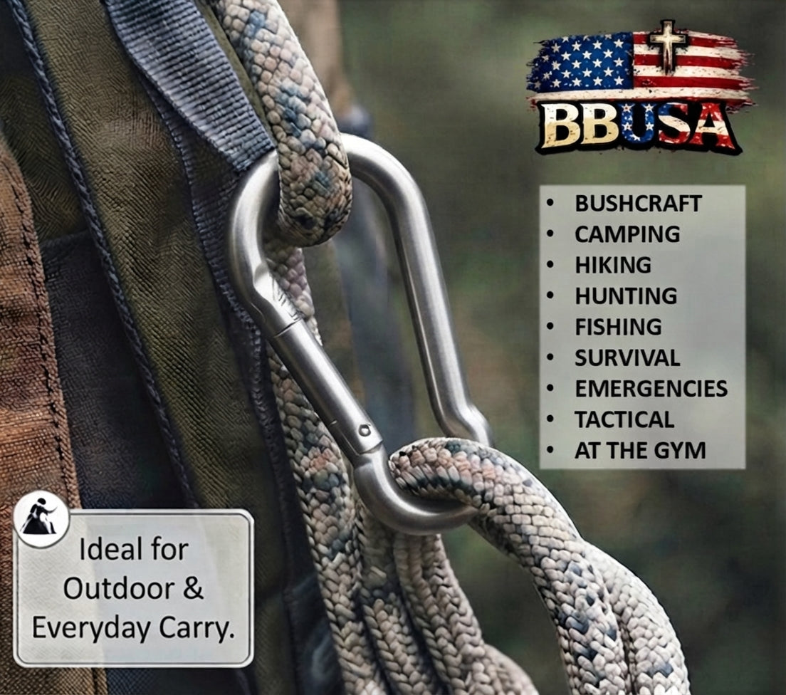 Carabiner Snap Hooks | Steel Zinc Galvanized