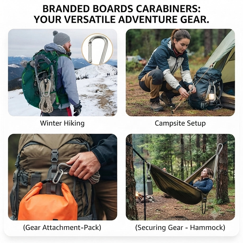 Carabiner Snap Hooks | Steel Zinc Galvanized