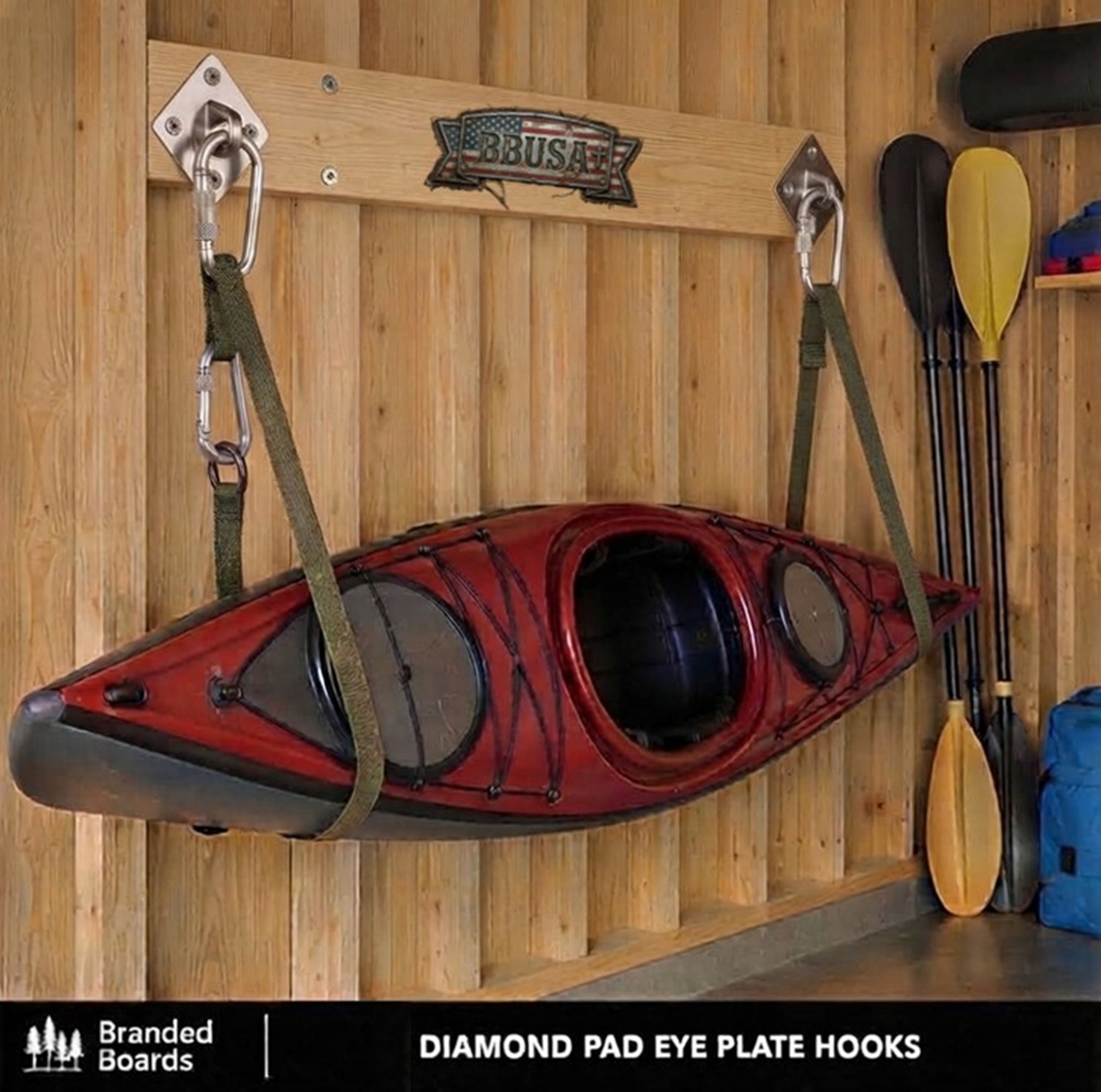 Diamond Pad Eye Plates | 304 Stainless Steel