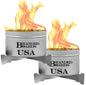 Made in USA | Branded Boards Portable Bonfire Campfire & Trivet Stand
