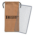 6 × 12-Inch 304 Stainless Bushcraft Grill Grate with Bag
