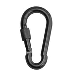 Carabiner Snap Hooks | Black Steel Zinc Galvanized Locking