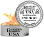Made in USA | Branded Boards Portable Bonfire Campfire | "The Pocket" - SMALL