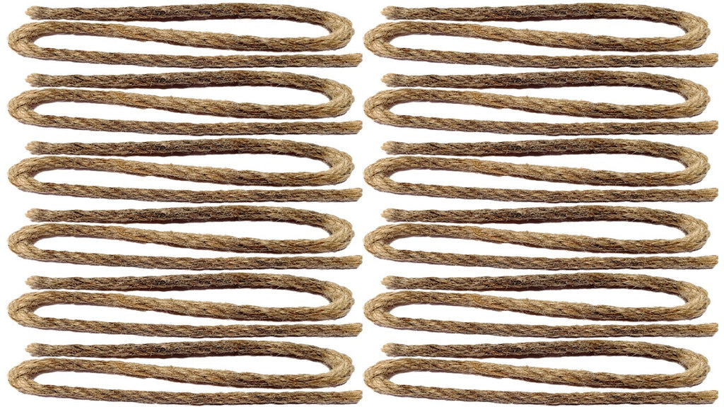 Waxed Jute Fire Starter Tinder | 12-Pack