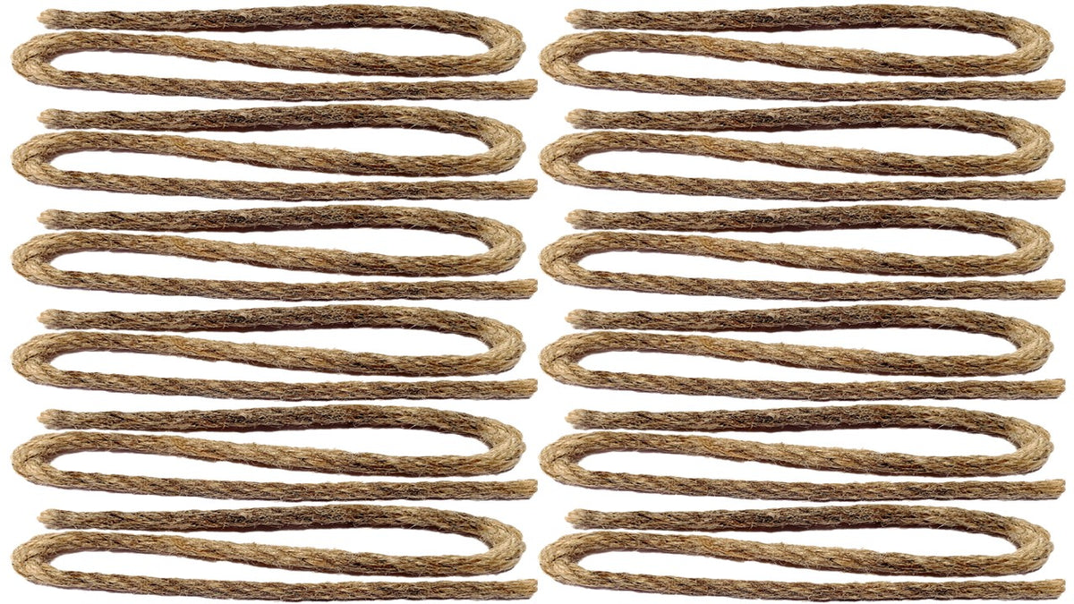 Waxed Jute Fire Starter Tinder | 12-Pack
