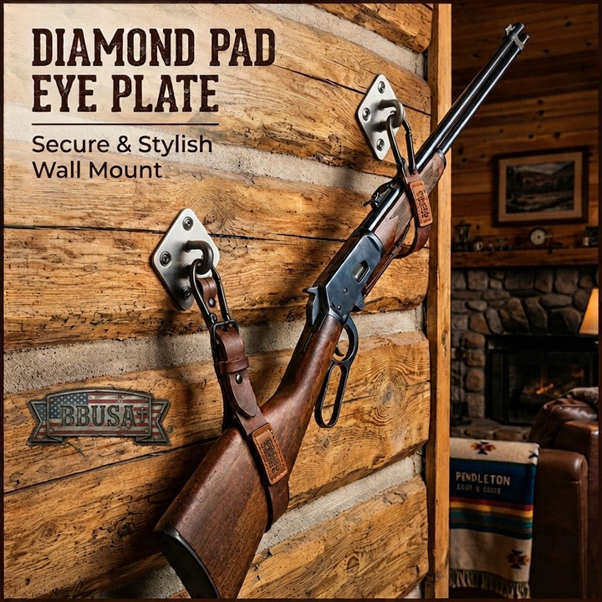 Diamond Pad Eye Plates | 304 Stainless Steel