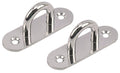 Heavy-Duty M6 Oval Pad Eye Plates | 304 Stainless Steel