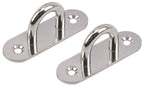 Heavy-Duty M6 Oval Pad Eye Plates | 304 Stainless Steel