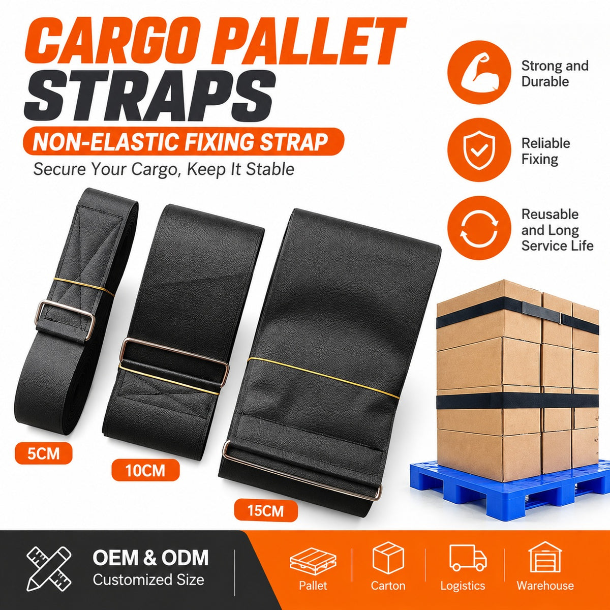 Industrial Cargo Pallet Straps