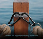 Steel Carabiner Spring Snap Clip Link Hooks