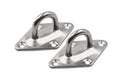 Diamond Pad Eye Plates | 304 Stainless Steel