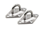 Diamond Pad Eye Plates | 304 Stainless Steel