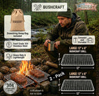Bushcraft SS Grill Grates - Large 2-Pack