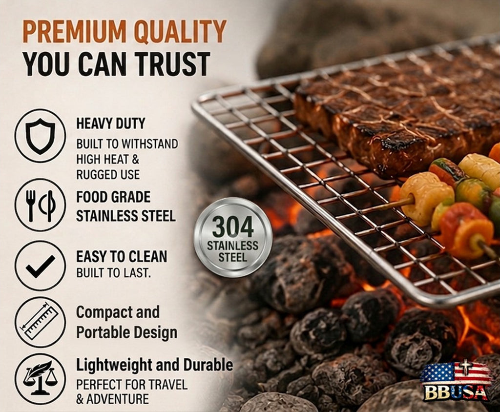 Bushcraft SS Grill Grates - Large/Small