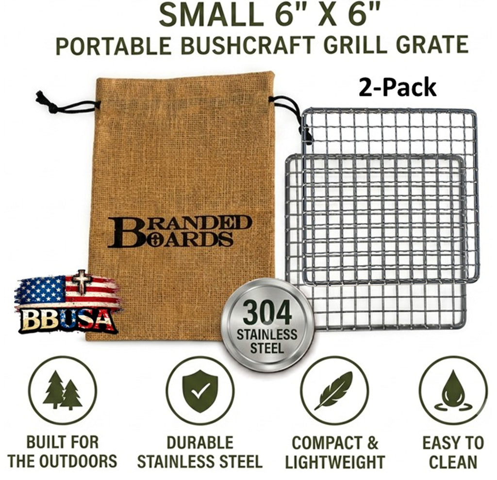 Bushcraft SS Grill Grates - Small 2-Pack