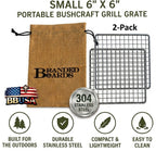 Bushcraft SS Grill Grates - Small 2-Pack